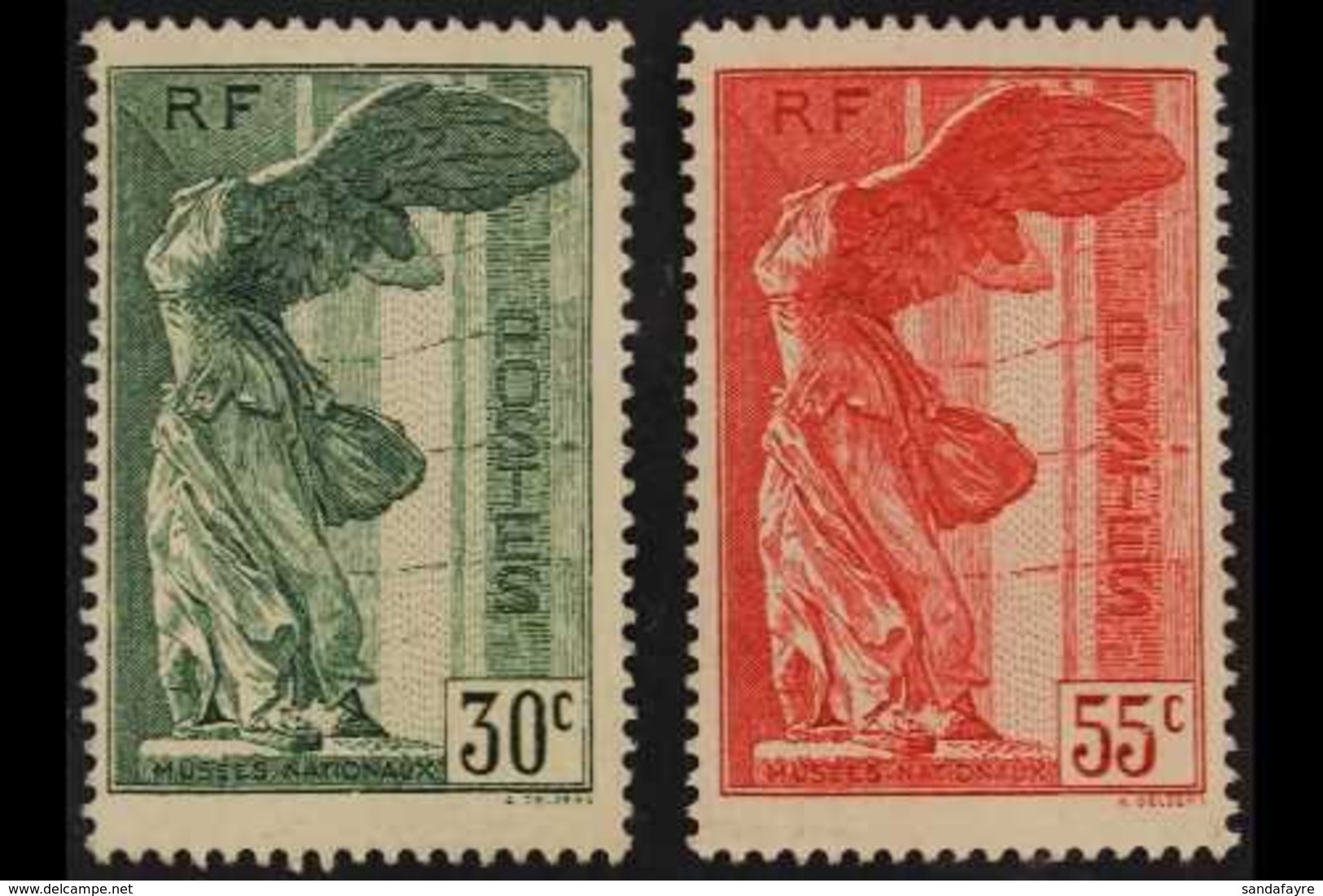 1937  National Museums Complete Set (SG 586/87, Yvert 354/55), Never Hinged Mint, Fresh. (2 Stamps) For More Images, Ple - Andere & Zonder Classificatie