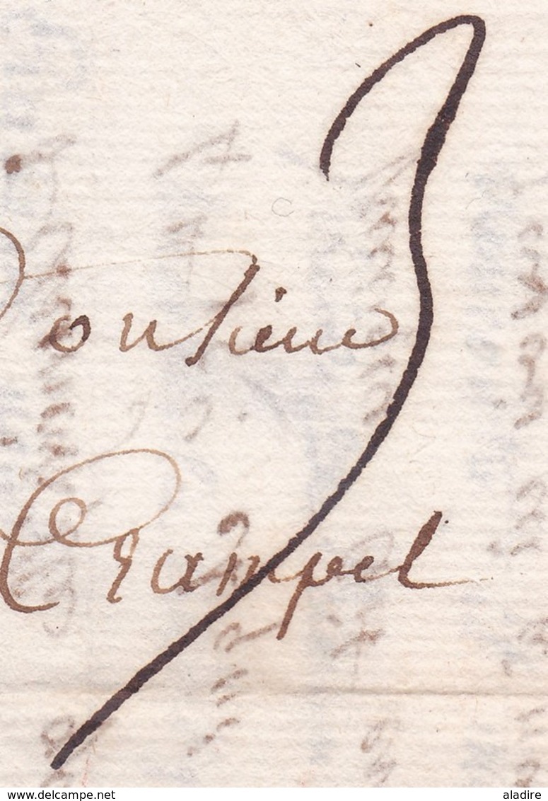 1773 - Marque Postale METZ, Moselle Sur Lettre Pliée Avec Correspondance Vers Nancy, Meurthe Et Moselle - 1701-1800: Precursori XVIII