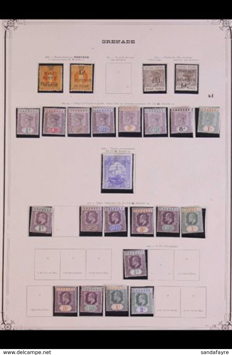 1888 - 1958 LOVELY MINT ONLY COLLECTION - MANY COMPLETE SETS  Attractive Collection In Mounts On Printed Pages Starts Wi - Grenada (...-1974)