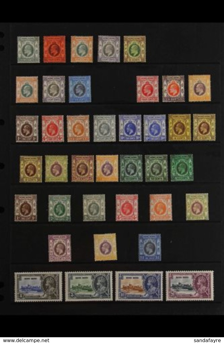 1903-52 MINT COLLECTION  Presented On Stock Pages With KEVII Ranges To 30c, KGV Ranges To $1 Inc Jubilee Set & KGVI Coro - Other & Unclassified