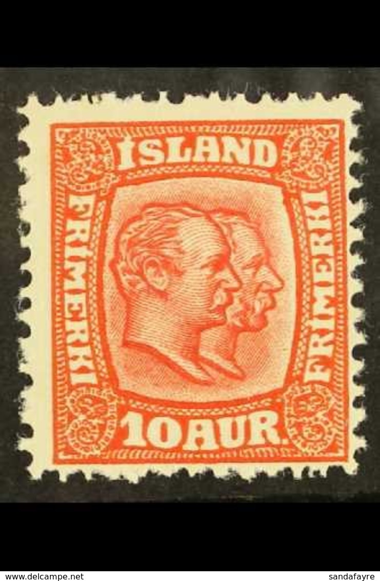 1907-08  10a Scarlet King, SG 86, Michel 53, Fine Never Hinged Mint, Fresh. For More Images, Please Visit Http://www.san - Other & Unclassified