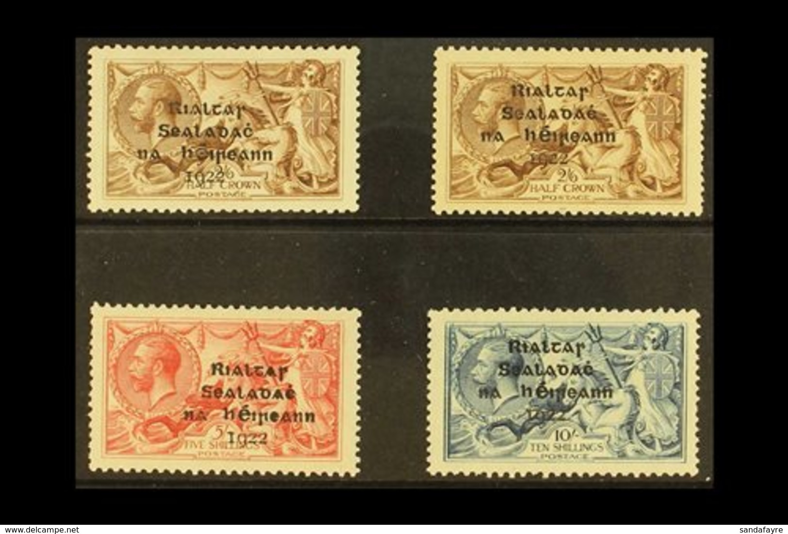 1922 DOLLARD PRINTING HOUSE  HIGH VALUES Complete Set, SG 17/21, Very Fine Mint (4 Stamps) For More Images, Please Visit - Autres & Non Classés