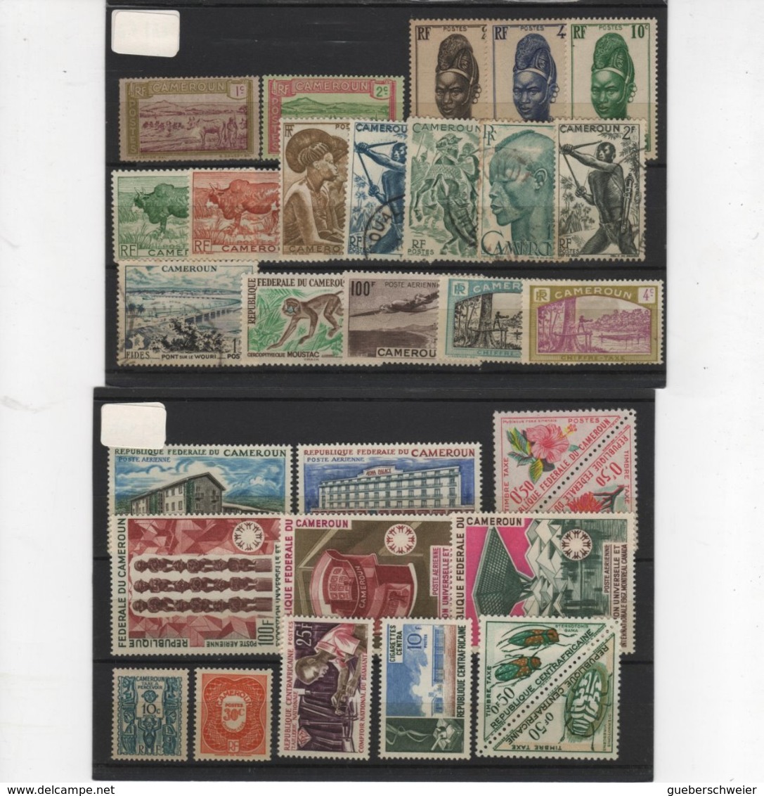 Carton de 3,5 kg de Timbres, lettres, entiers postaux, aérogrammes, beau lot de timbres de France et colonies