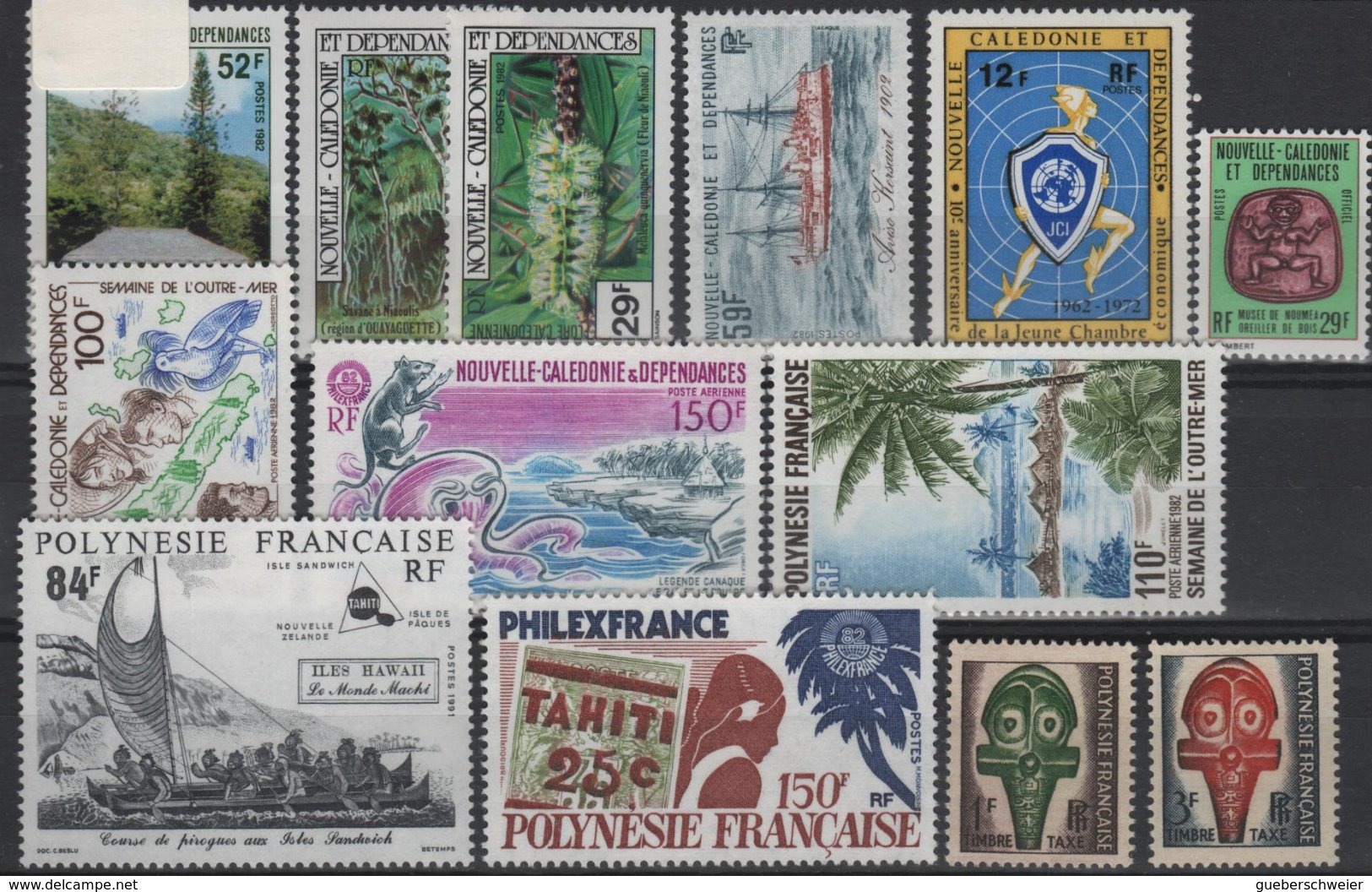 Carton de 3,5 kg de Timbres, lettres, entiers postaux, aérogrammes, beau lot de timbres de France et colonies