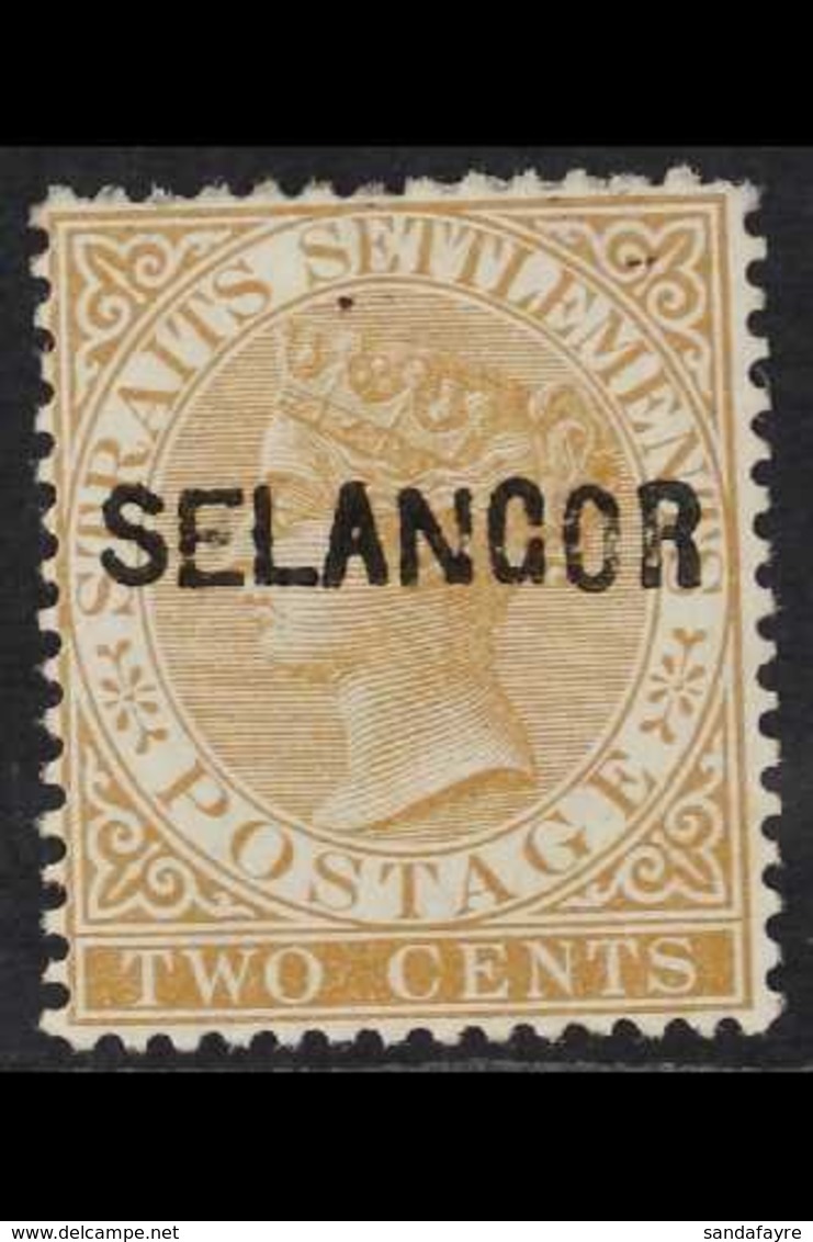 SELANGOR  1881 2c Brown, Wmk CC, Overprinted, SG 6, "SEL And N Wide", Fresh Mint. For More Images, Please Visit Http://w - Sonstige & Ohne Zuordnung