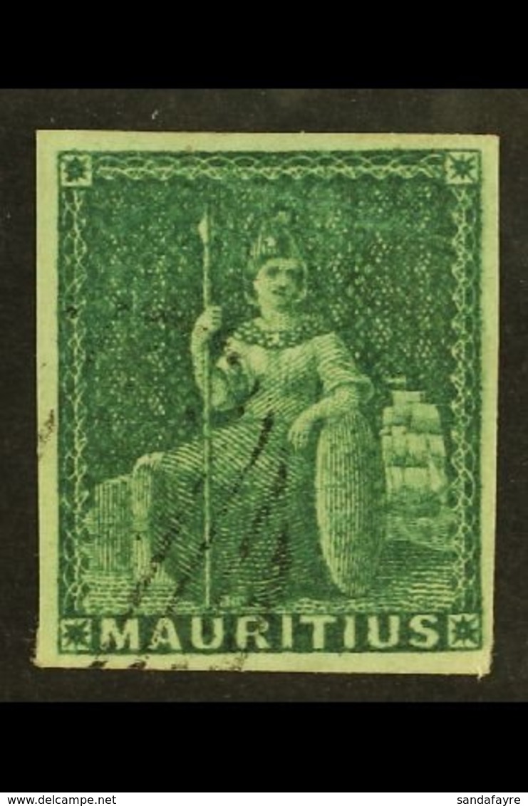 1858  (4d) Green, SG 27, Superb Used With Wide Even Margins Lovely Rich Color And Light Cancel. A Gem! For More Images,  - Mauricio (...-1967)