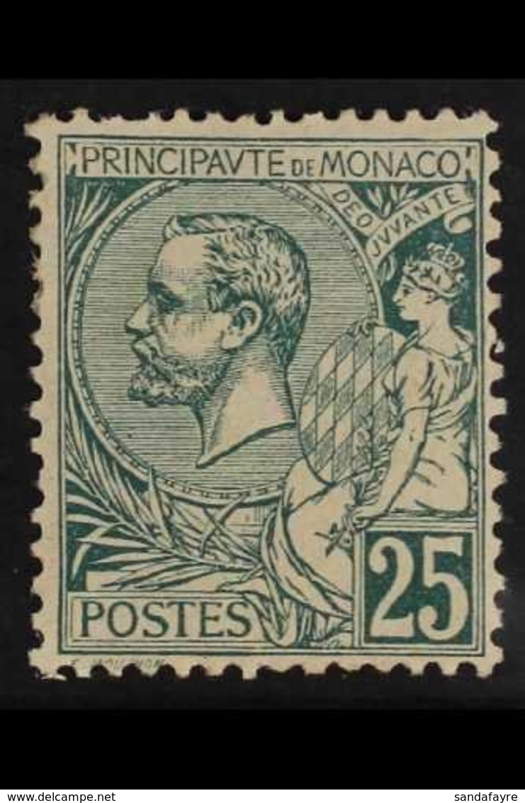 1891  25c Pale Grey-green Prince Albert, SG 16a, Mint, Heavy Hinge Remainder, Otherwise Fine. For More Images, Please Vi - Otros & Sin Clasificación