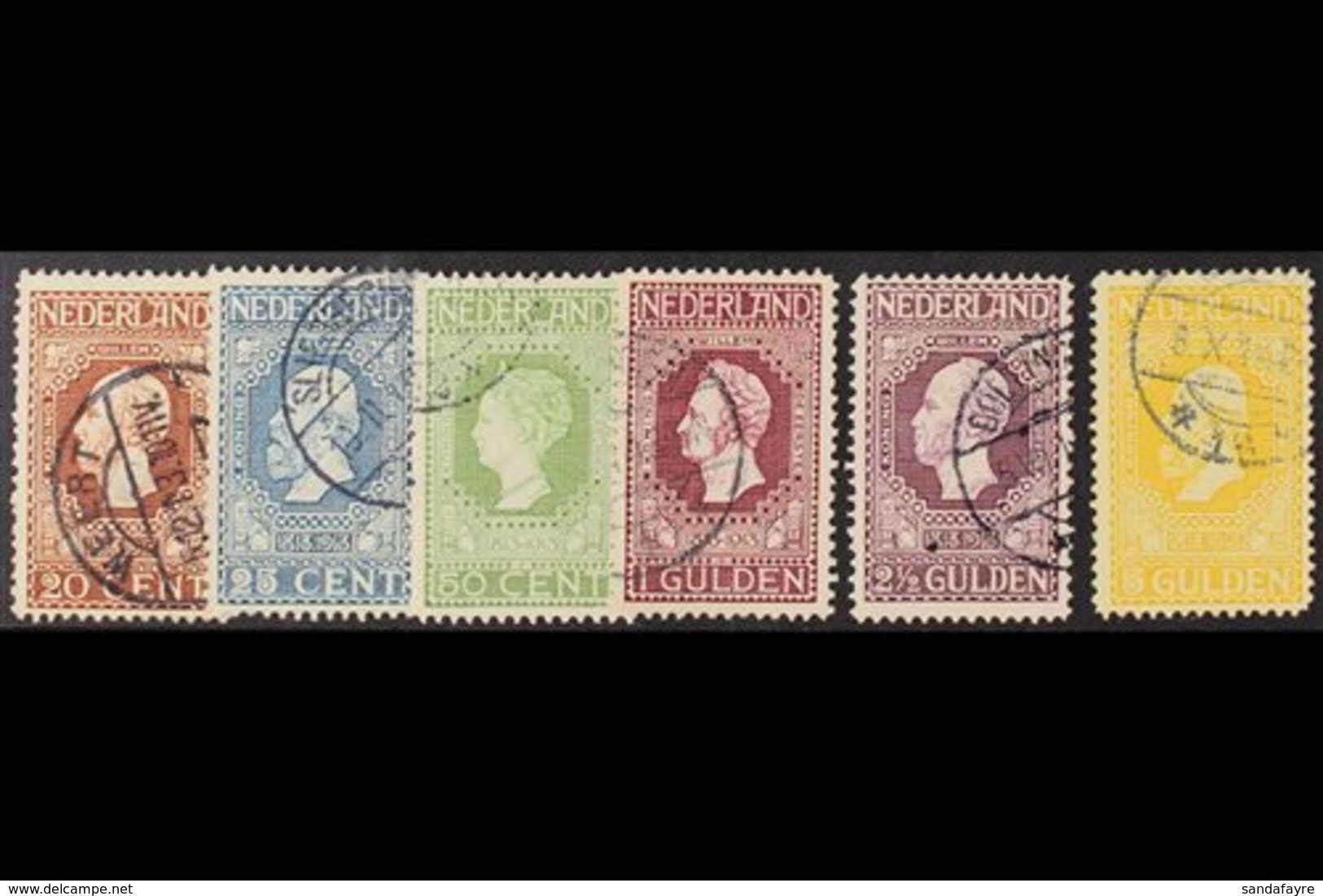 1913  Centenary 20c, 25c, 50c, 1g, 2½g And 5g, SG 219/224, Fine Used. (6 Stamps) For More Images, Please Visit Http://ww - Sonstige & Ohne Zuordnung