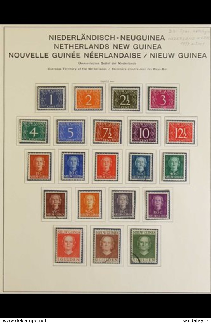 NETHERLANDS NEW GUINEA  1950-62 All Different Collection On Album Pages, Includes 1950-52 Defin Set Mint Or Used (the 2g - Sonstige & Ohne Zuordnung