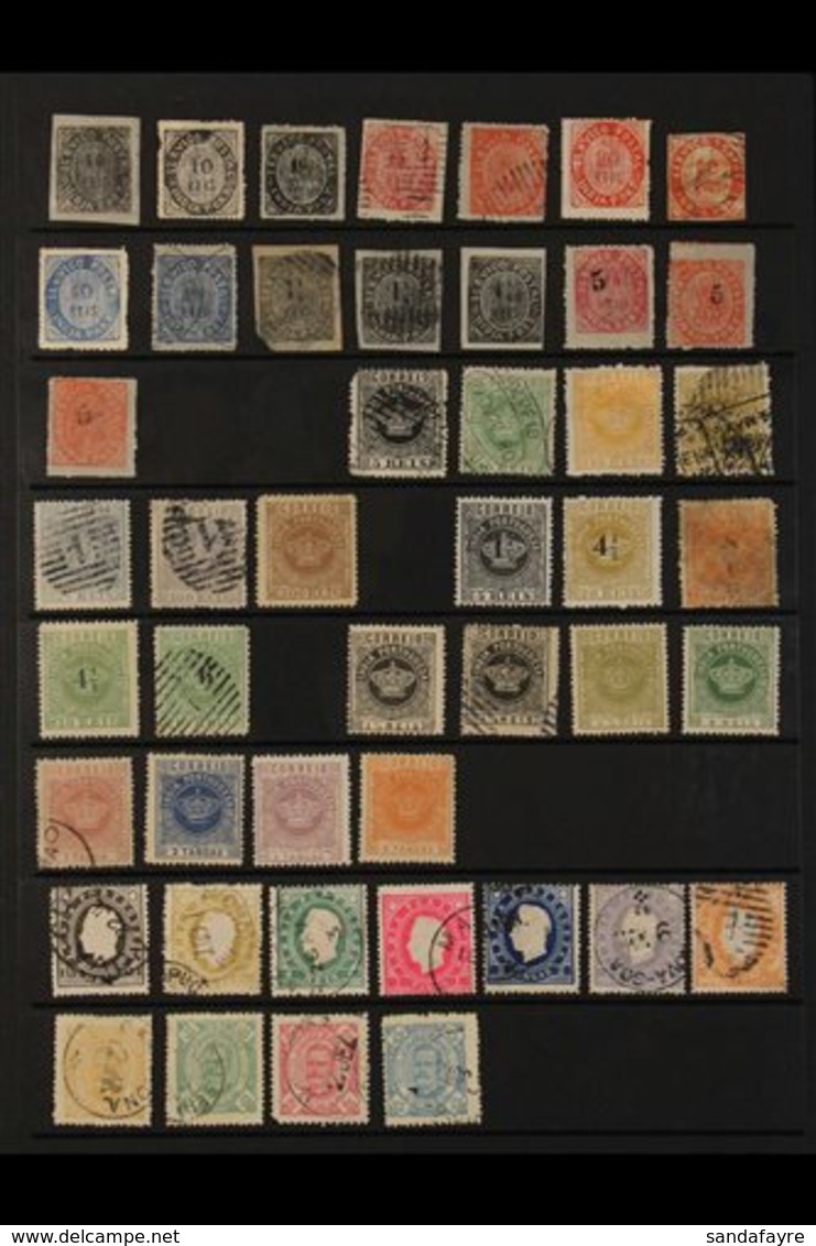 PORTUGUESE INDIA  1871-1933 Mint And Used Collection On Stockleaves. With Much Of Interest - Can See 1871-1883 Early Typ - Andere & Zonder Classificatie