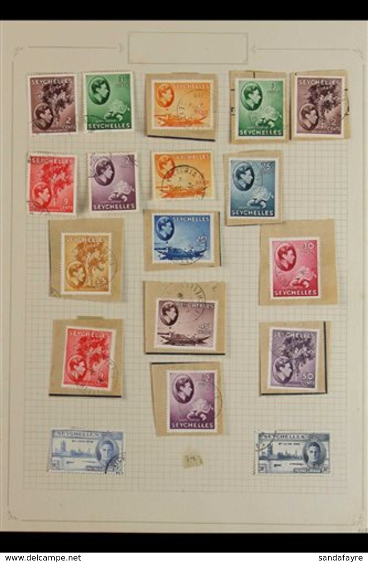 1937-1980 INTERESTING OLD TIME COLLECTION.  An Interesting Old, Mixed Mint & Used Collection Of Stamps, Often With Mint  - Seychelles (...-1976)