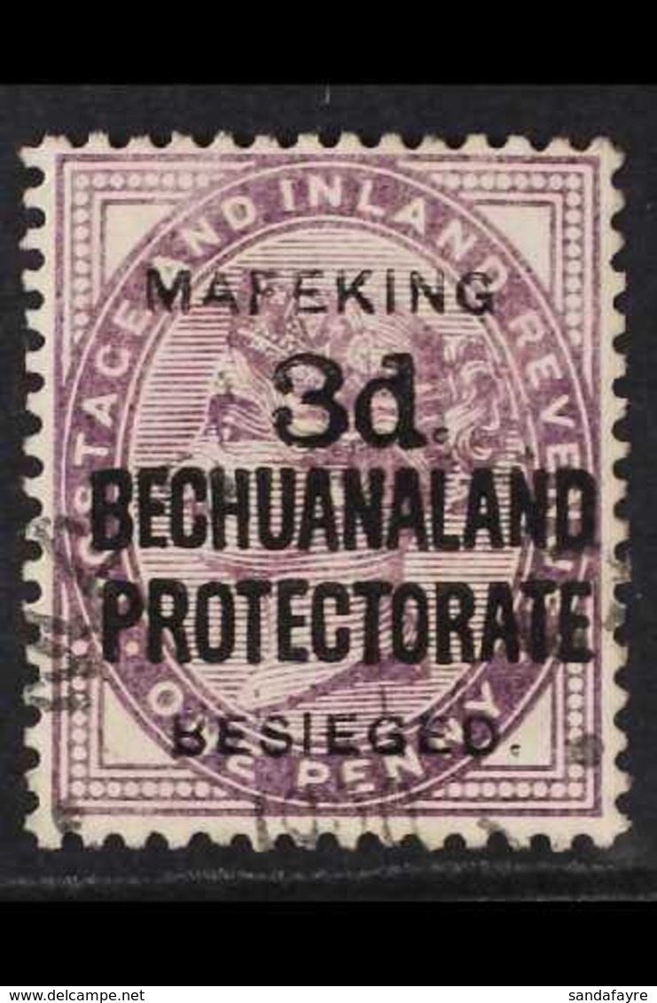 MAFEKING  1900 (23 March - 28 April) Great Britain 3d On 1d Lilac, "Bechuanaland Protectorate" Overprinted, SG 7, Fine U - Zonder Classificatie