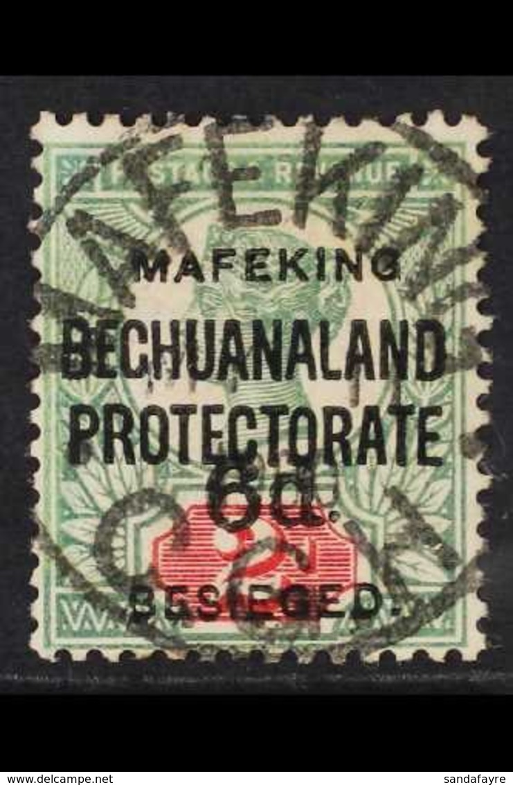 MAFEKING  1900 (23 March - 28 April) Great Britain 6d On 2d Green & Carmine, "Bechuanaland Protectorate" Overprinted, SG - Ohne Zuordnung
