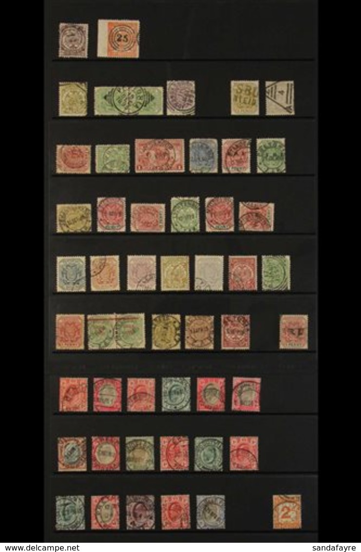 TRANSVAAL  POSTMARKS 1883-1910 Collection Of Chiefly Fine Used Stamps With Various "ZAR" Types To 6d And Edward VII Type - Ohne Zuordnung
