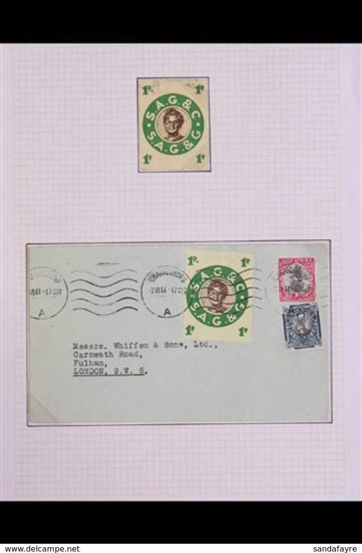 1941  SOUTH AFRICA GIFTS & COMFORTS Label Tied To 1941 Cover To UK, Clean & Fine, Accompanied By Additional Label. For M - Unclassified