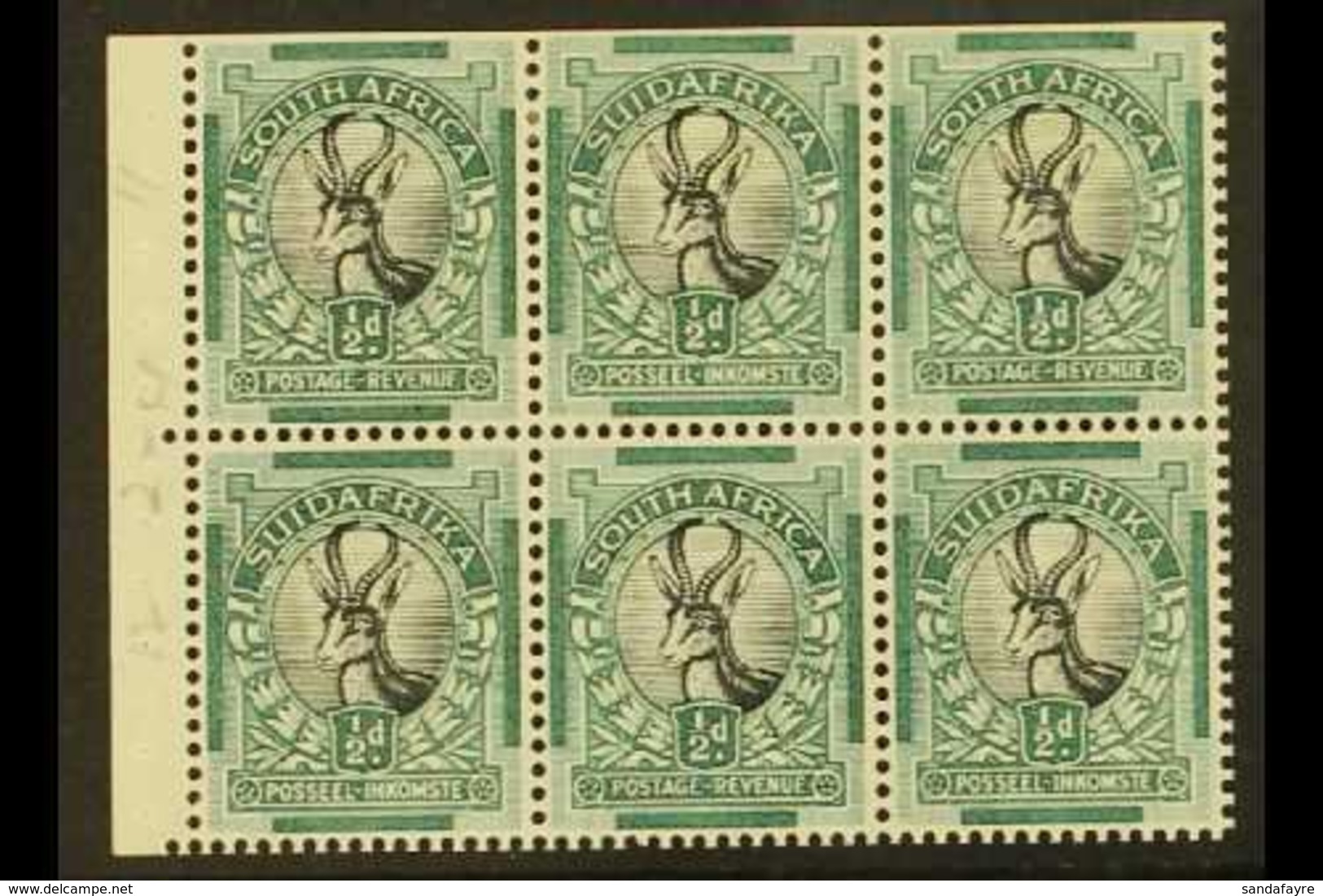 BOOKLET PANE  1930-1 ½d Watermark Upright, English Stamp First, COMPLETE PANE OF SIX from Rare 1930 2s6d Or 1931 3s Roto - Ohne Zuordnung