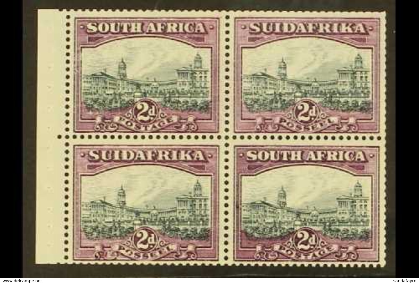 BOOKLET PANE  1931 2d Watermark Upright, COMPLETE PANE OF FOUR From Rare 1931 3s Rotogravure Booklets, As SG 44, Very Fi - Unclassified