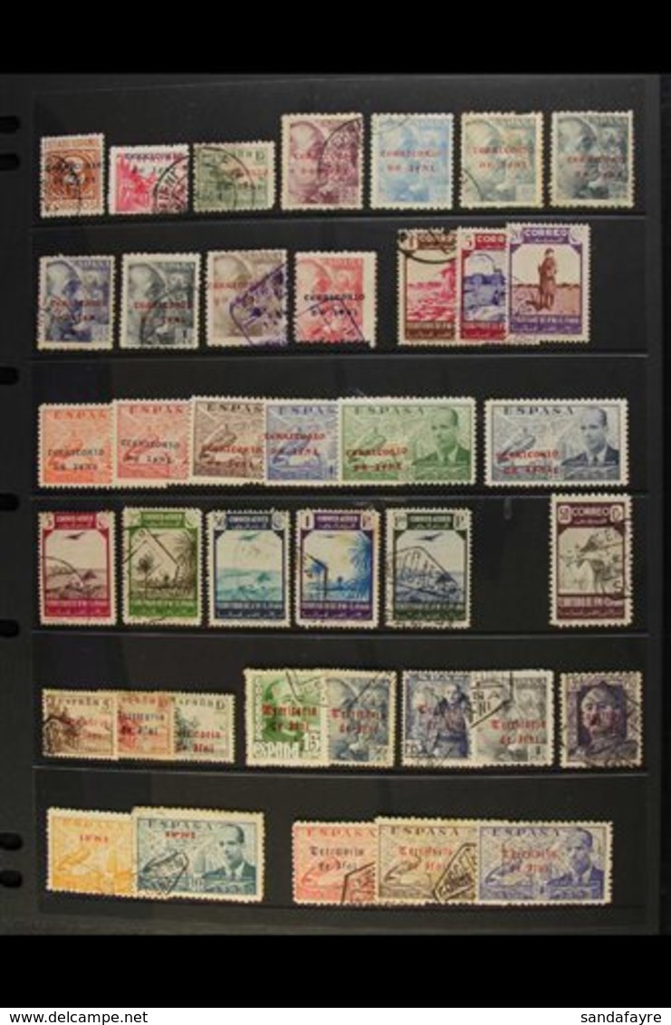IFNI  1941-50 All Different Collection Which Includes 1941-42 Overprints On Spain Used Range With Most Values To 2p Plus - Andere & Zonder Classificatie