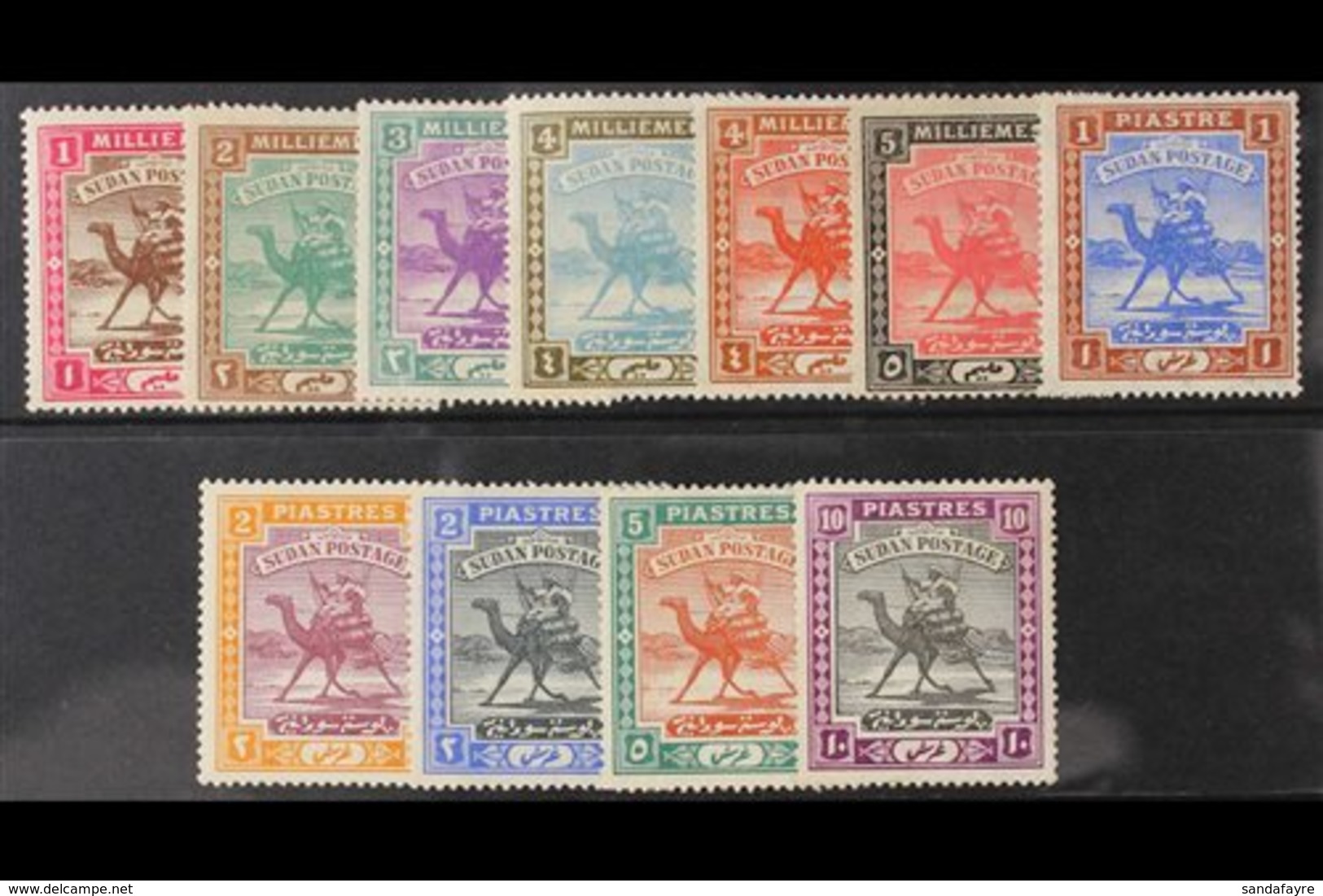 1902-21  "Arab Postman" Complete Set, Watermark Star And Crescent, SG 18/28, Fine Mint. (11 Stamps) For More Images, Ple - Sudan (...-1951)