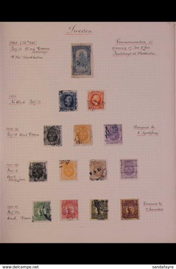 1903-1966 COMPREHENSIVE MOSTLY USED COLLECTION  Written Up In An Album, Includes (all Used) 1903 5k GPO, 1910-19 Wmk Cro - Sonstige & Ohne Zuordnung