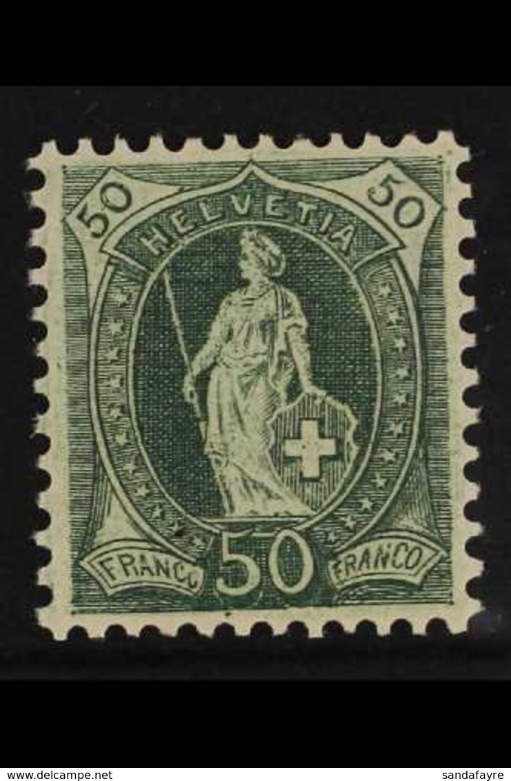 1905-1908  50c Grey Green "Standing Helvetia", Mi 78Ca, SG 204, Never Hinged Mint For More Images, Please Visit Http://w - Andere & Zonder Classificatie