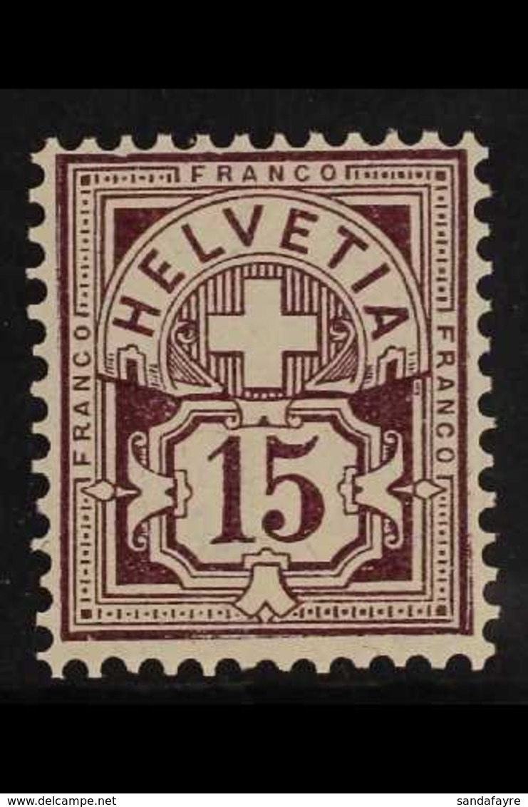 1906-07  15c Purple "Numeral", Mi 87a, SG 199, Never Hinged Mint For More Images, Please Visit Http://www.sandafayre.com - Sonstige & Ohne Zuordnung