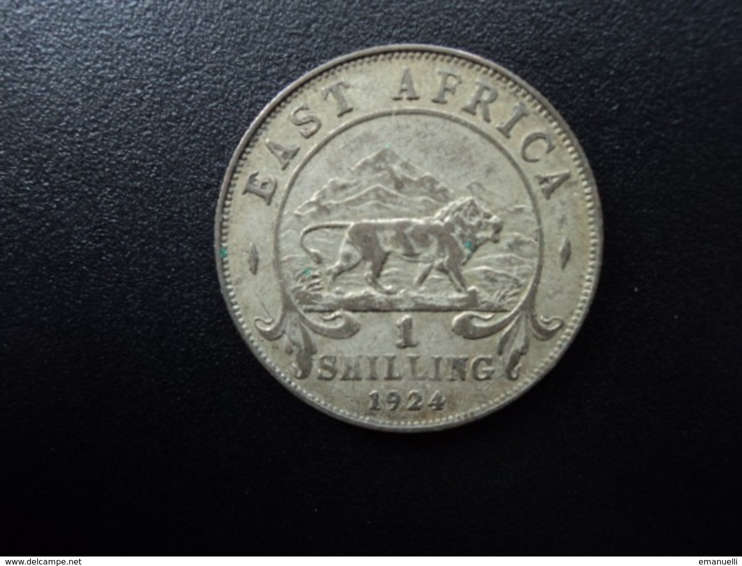 AFRIQUE DE L'EST ANGLAIS : 1 SHILLING   1924    KM 21      TTB - Colonia Británica