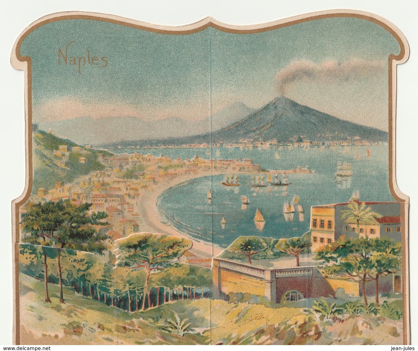 Au Bon Marché, Carte à Système Naples - Publicités