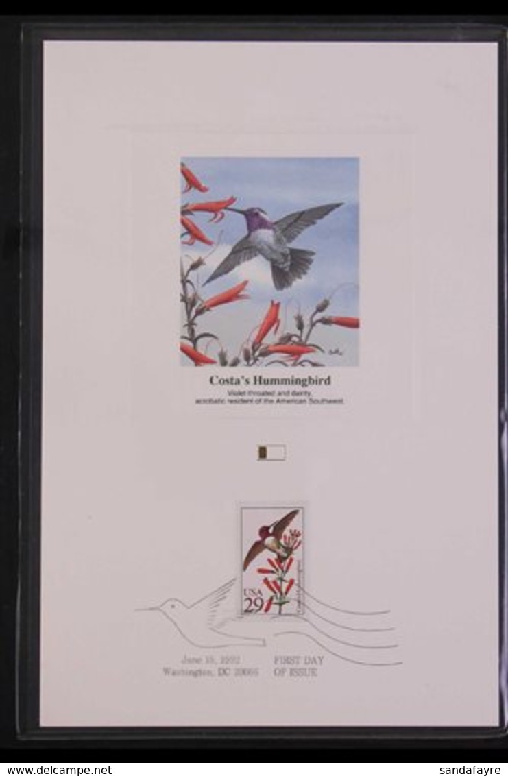 HUMMINGBIRDS  An Extensive 1980's To Modern Two Volume Thematic Collection Of USA Stamps, Sheetlets, Covers And Cards Et - Other & Unclassified