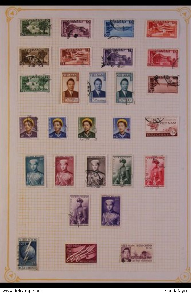 1951 - 1975 SUBSTANTIAL COLLECTION  Of Mint & Used Stamps, A High Level Of Completion Through To The 1975 Unissued Sets, - Viêt-Nam