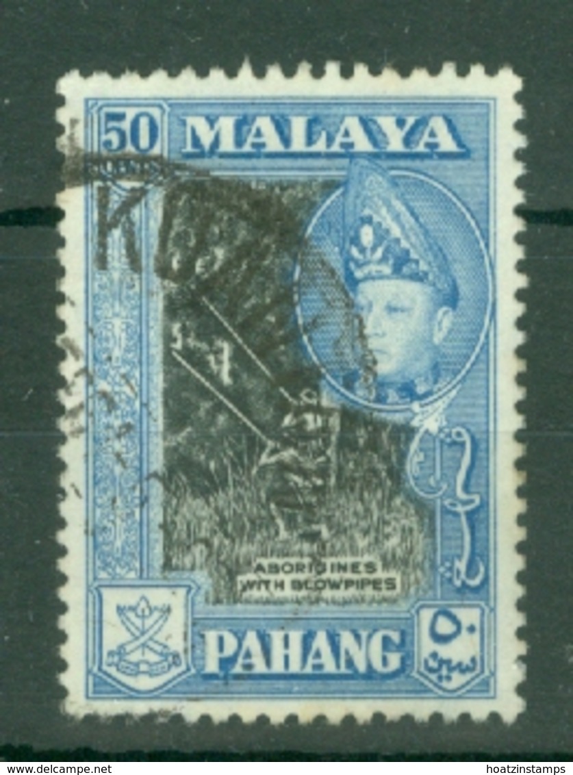 Malaya - Pahang: 1957/62   Sultan Abu Bakar - Pictorial    SG83a      50c   [Perf: 12½ X 13]   Used - Pahang