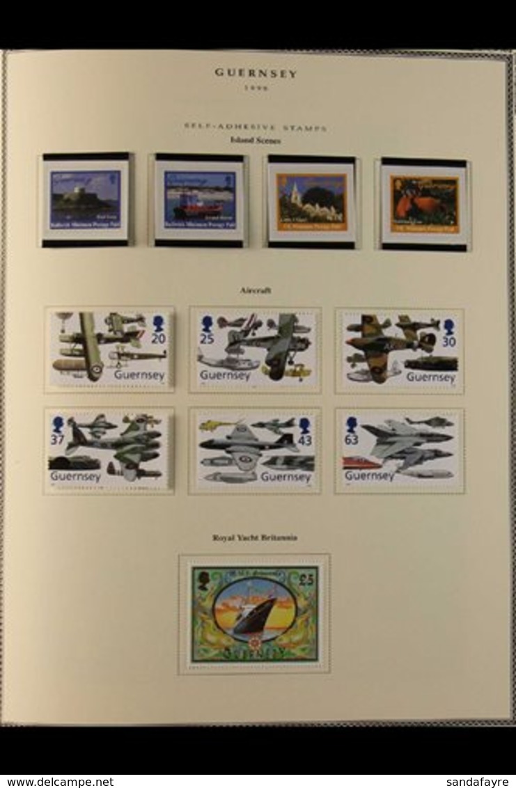 GUERNSEY  1969-2007 SUPERB MINT COLLECTION On A Full Set Of Printed Specialty Pages (1969-2007) In A Scott Album, All Di - Other & Unclassified