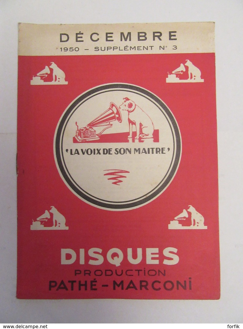 7 Livrets Publicitaires - Parution De Disques - Brunswick, Polydor, Etc ... - 1941, 1943, 1950 - Advertising