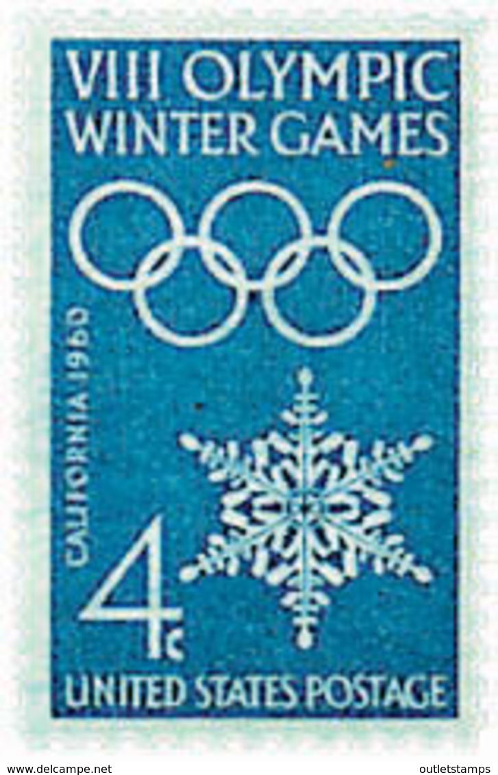 Ref. 72076 * NEW *  - UNITED STATES . 1960. 8th OLYMPIC WINTER GAMES. SQUAW VALLEY 1960. 8 JUEGOS OLIMPICOS  INVIERNO SQ - Nuevos