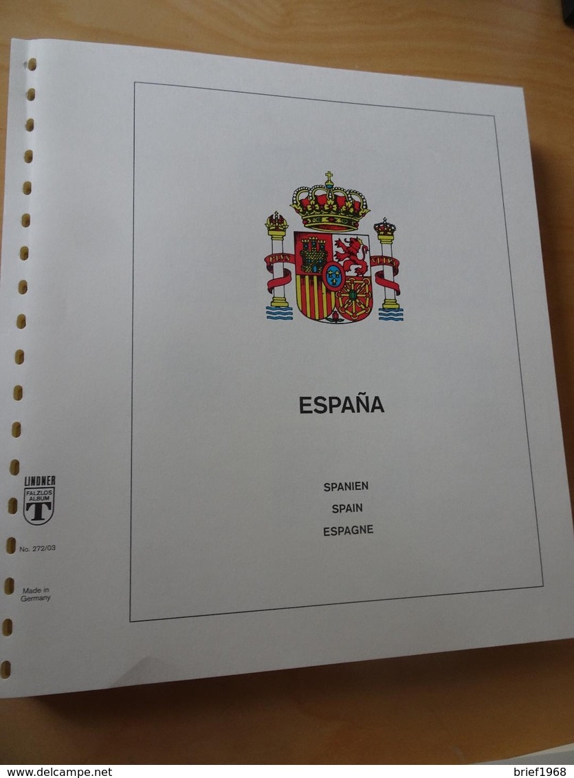 Spanien Lindner T Falzlos 1996-2002 (12350) - Pre-printed Pages