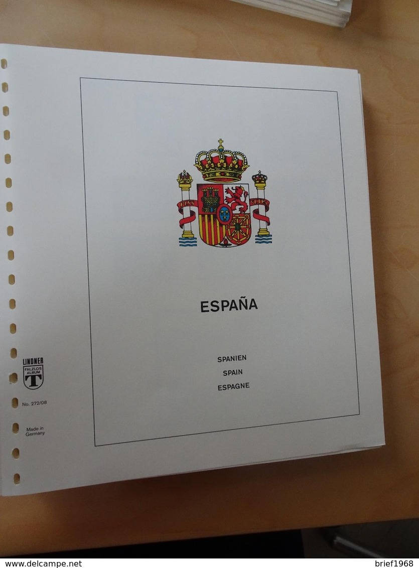 Spanien Lindner T Falzlos 2003-2007 (12351) - Pre-printed Pages