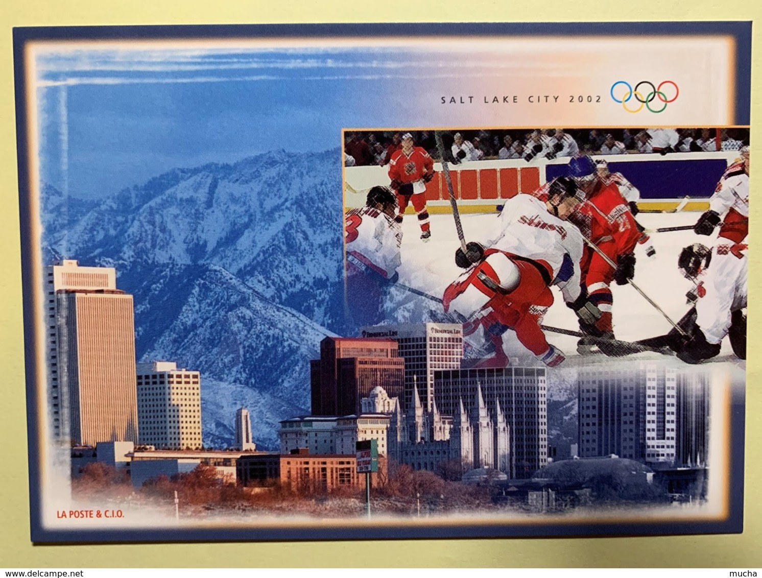 9069 -  Hockey Sur Glace Entier Postal Suisse 20.11.2001 - Winter 2002: Salt Lake City