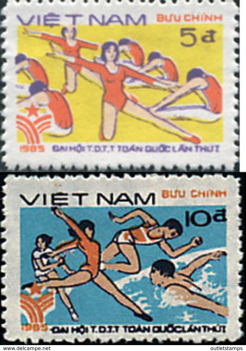 Ref. 37755 * NEW *  - VIET NAM . 1985. NATIONAL SPORTS. DEPORTES NACIONALES - Vietnam