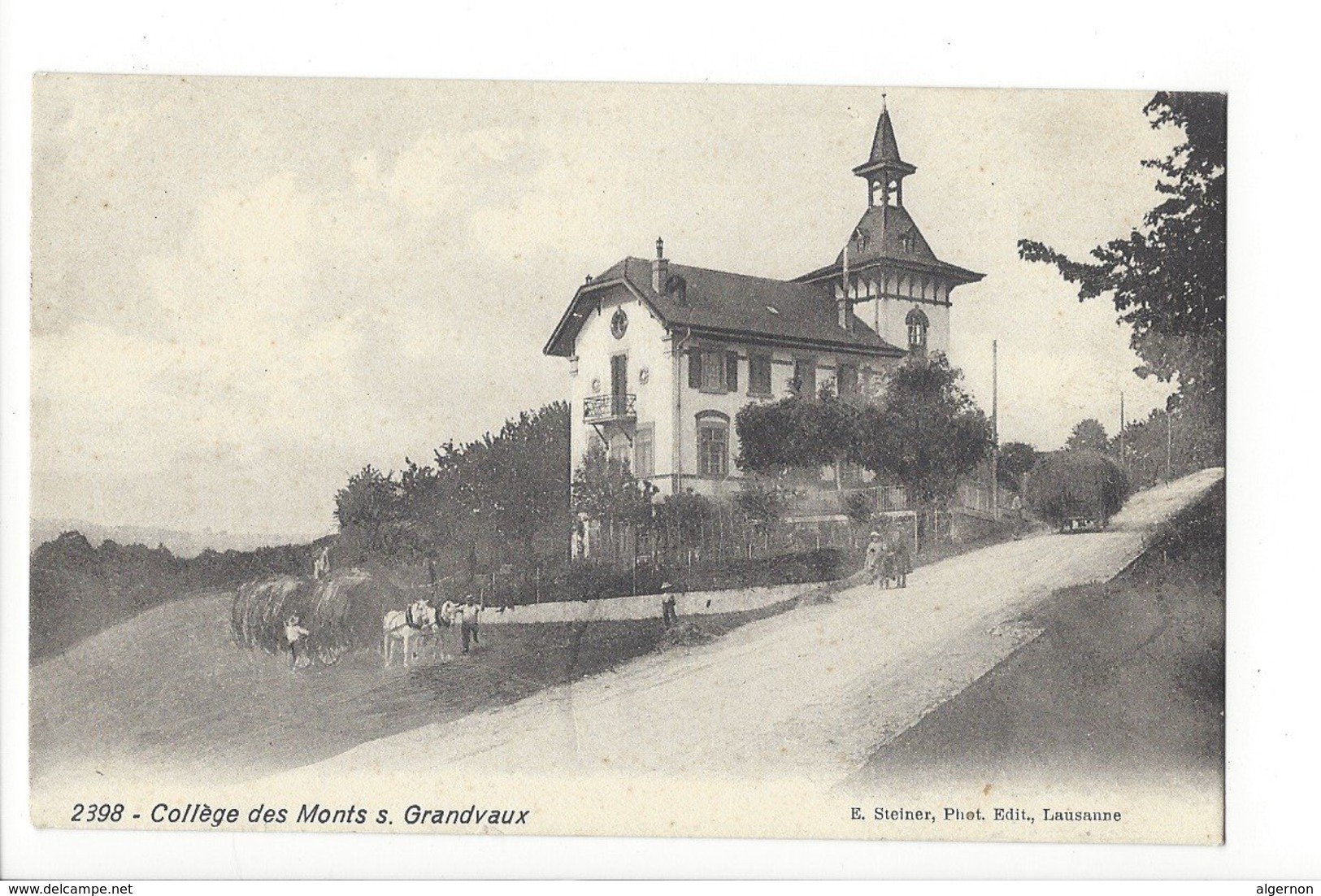 23533 -  Collège Des Monts Grandvaux Attelage Les Foins - Grandvaux