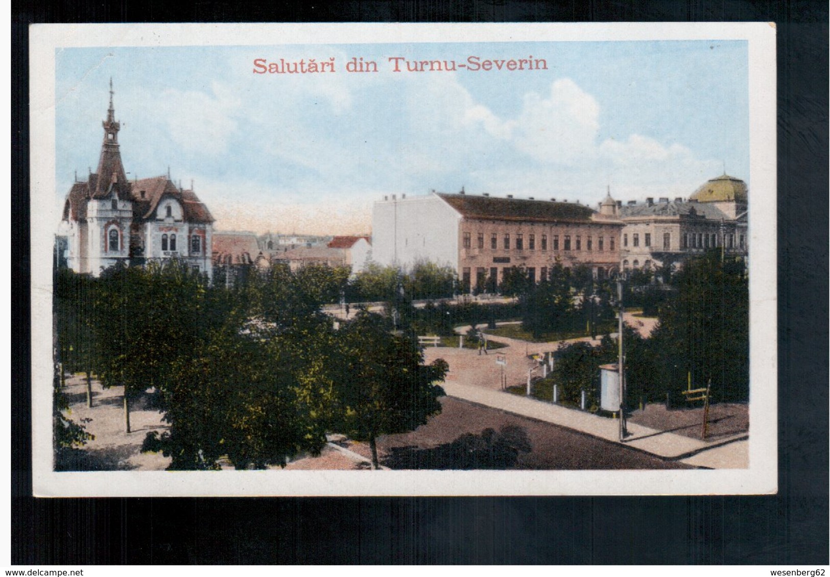 ROMANIA Salutari Din Turnu-Severin 1919 Old Postcard - Roumanie