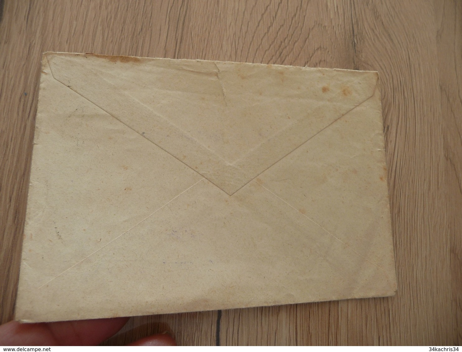 Lettre France 15 C Semeuse Lignée Cachet Colmar 2  2/03/1923? - Tijdelijke Stempels