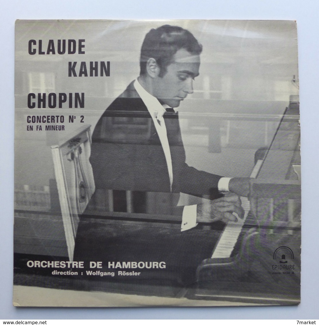 LP/ Claude Kahn;  Chopin - Concerto N° 2  Op.21 En Fa Mineur - Klassik