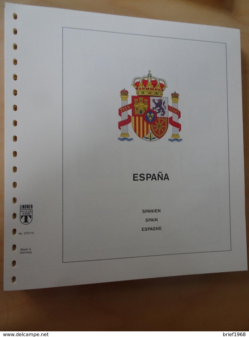 Spanien Lindner T Falzlos 2008-2011 (12355) - Pre-printed Pages