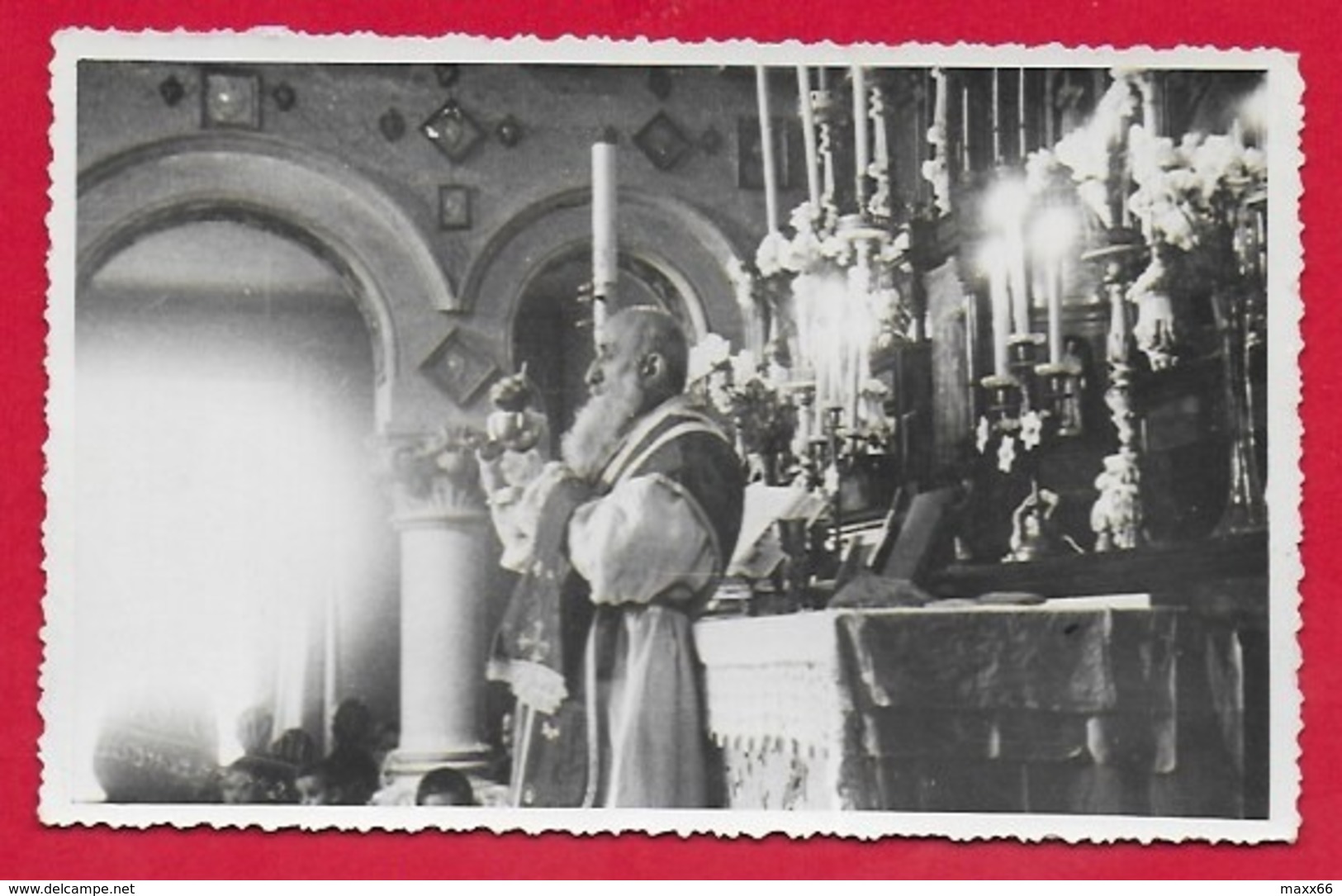 FOTOGRAFIA ITALIA - 50 Anni Professione Religiosa Padre Venceslao Da Reggio Emilia Chiesa Salsomaggiore 1951 - 9 X 14 - Geïdentificeerde Personen