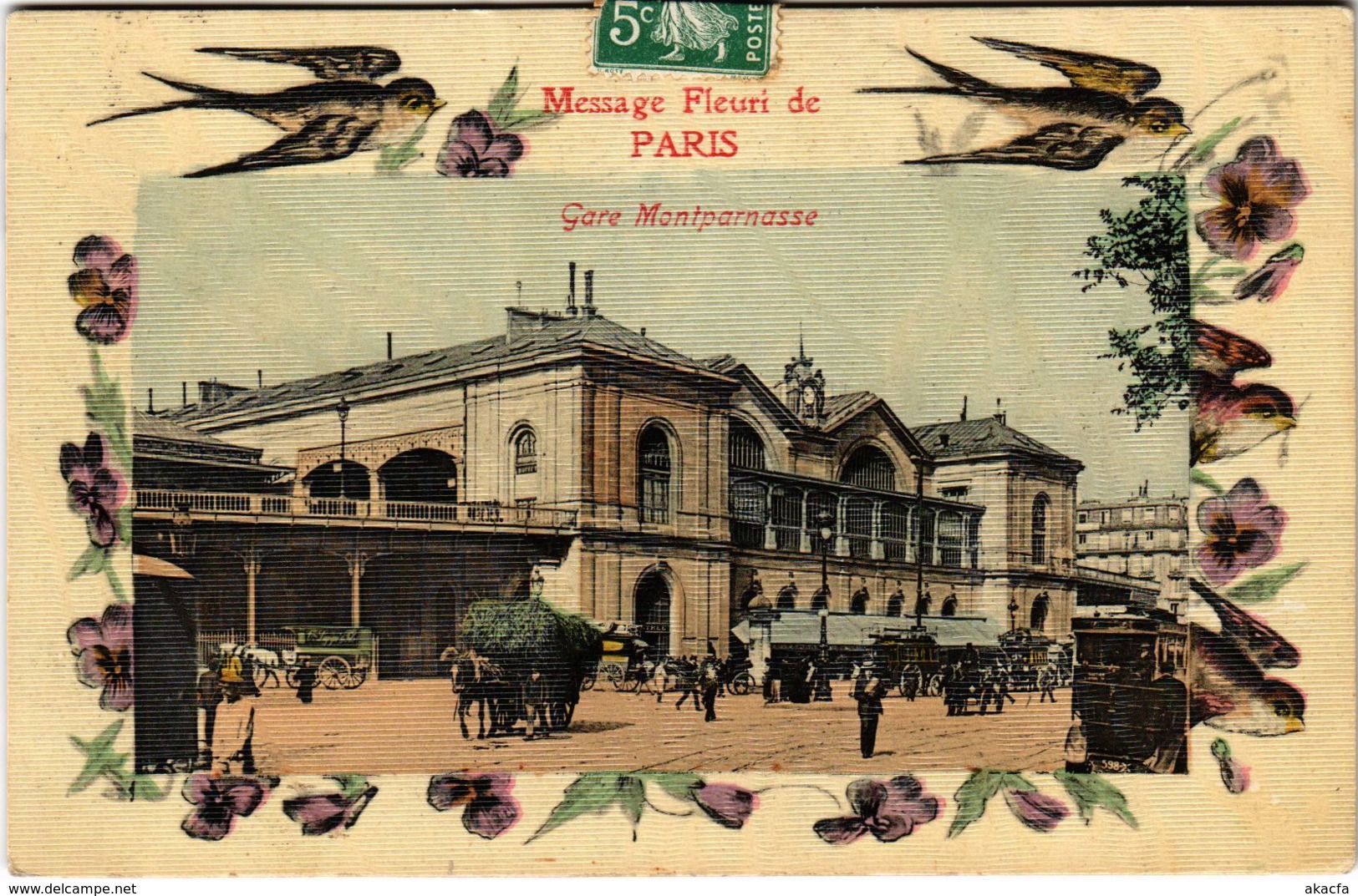 CPA PARIS 14e Gare Montparnase (575931) - Metropolitana, Stazioni