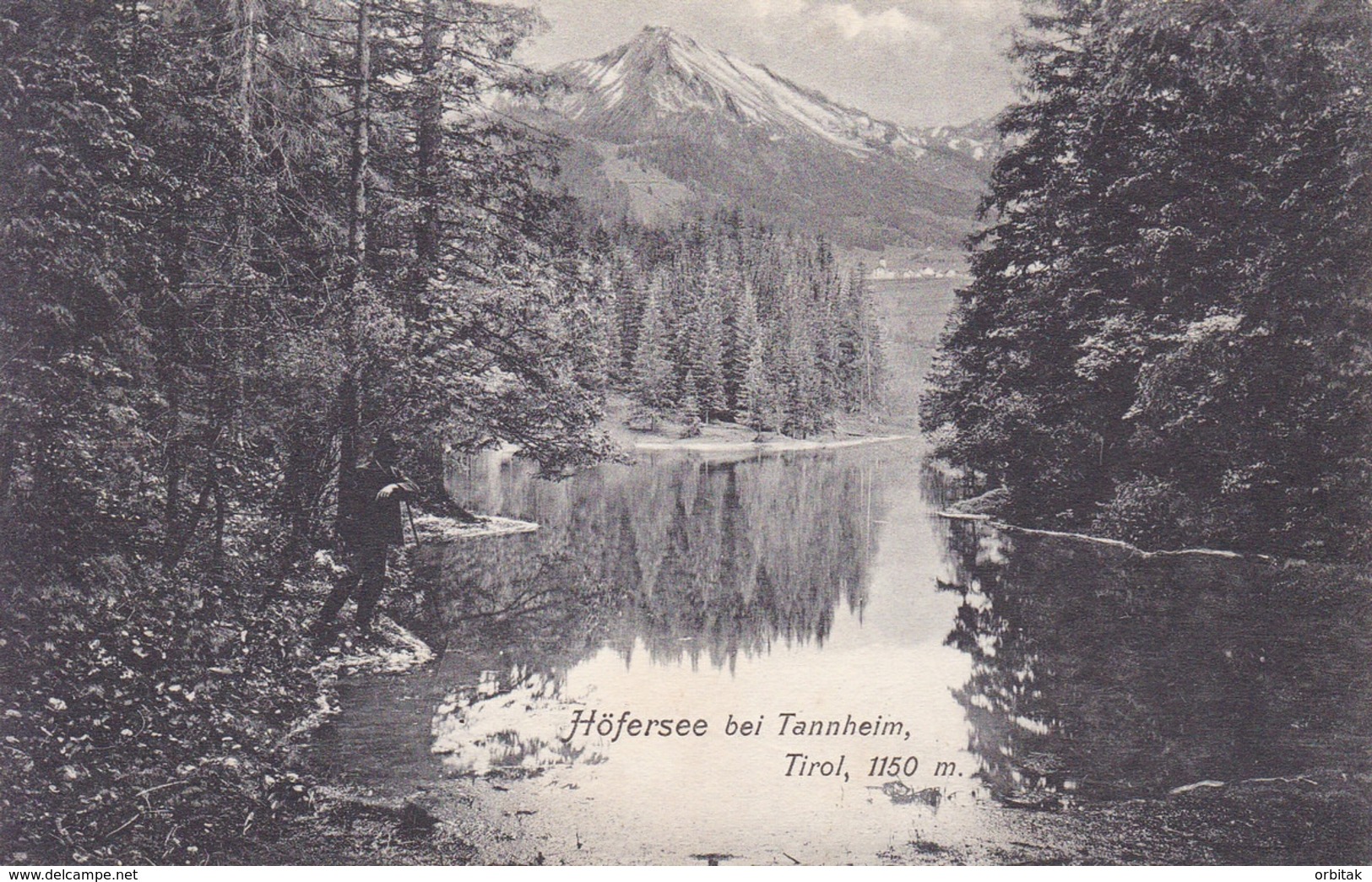 Höfersee (Tannheim) * Jäger, Partie, Tirol, Alpen * Österreich * AK1731 - Tannheim