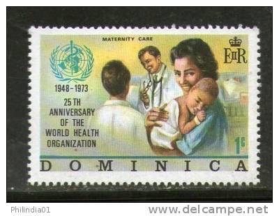 Dominica 1973 Maternity & Infant Care Doctor Patient Mother & Child Sc 362 MNH #3053 - Disease