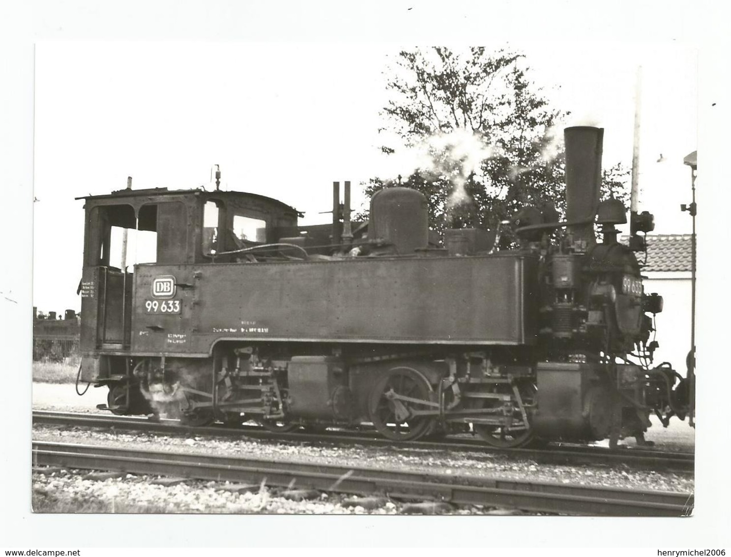 Allemagne Germany Wurtemberg Train Locomotive A Schussenried Hof 1952 , Maschienfabrik Esslingen - Esslingen