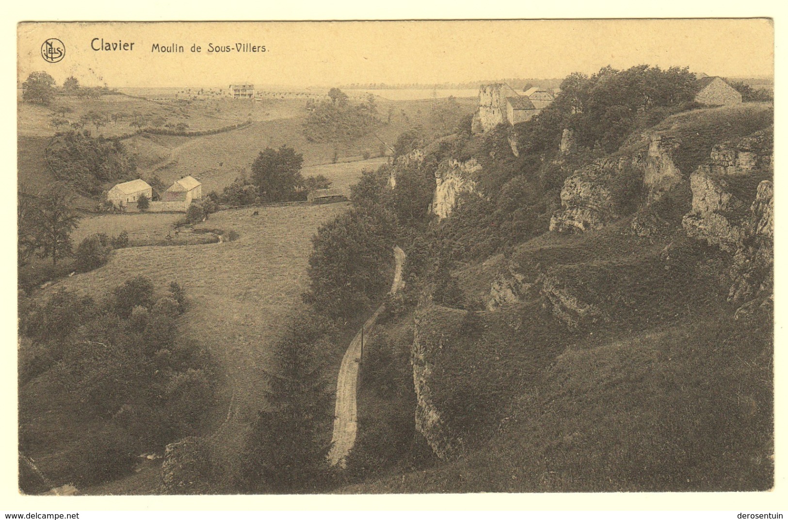 A0131	[Postkaart] Clavier / Moulin De Sous-Villers (Nels, Ad. Ory) [panorama Vue Générale] - Clavier