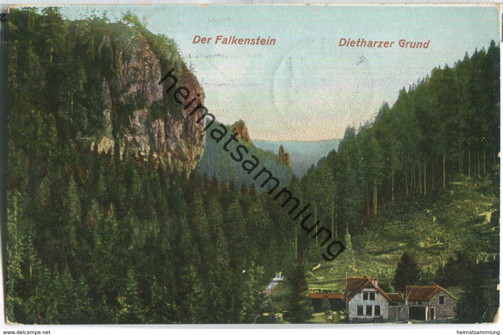 Dietharzer Grund - Falkenstein - Verlag E. Berthel Georgenthal - Tambach-Dietharz